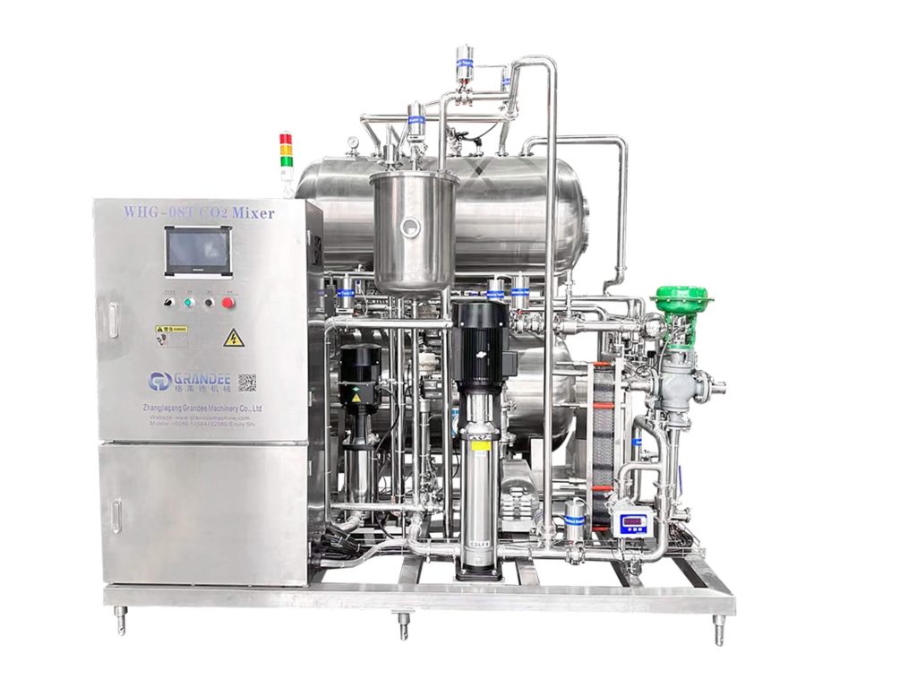 Смеситель Grandee для газированных напитков с баками, насосами и шкафом управления